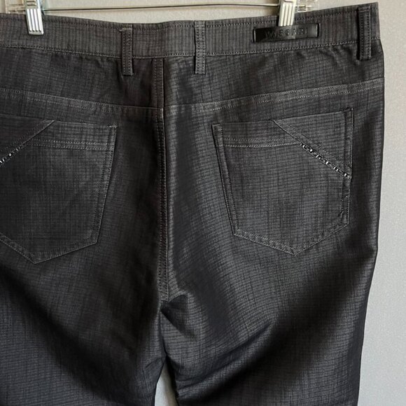 NWOT Vassari Handcrafted Charcoal Gray Jeans Size 38 - Picture 6 of 10